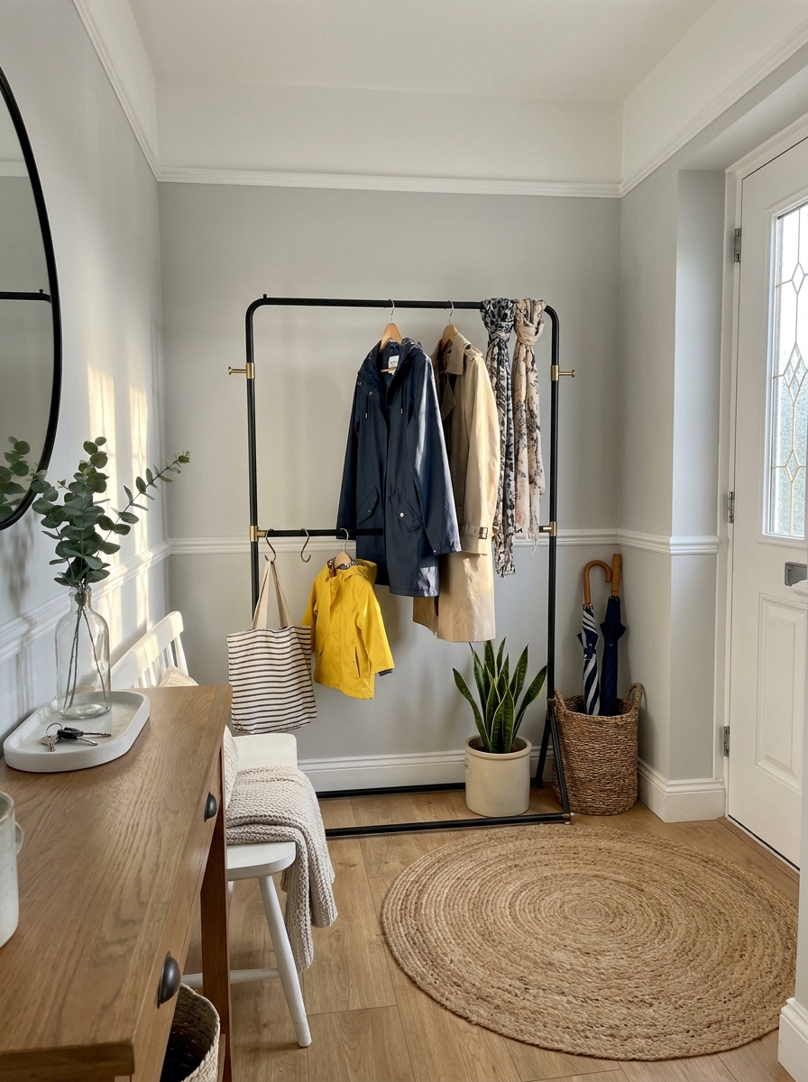 A Coat Rack That Makes Morning Routines Easier