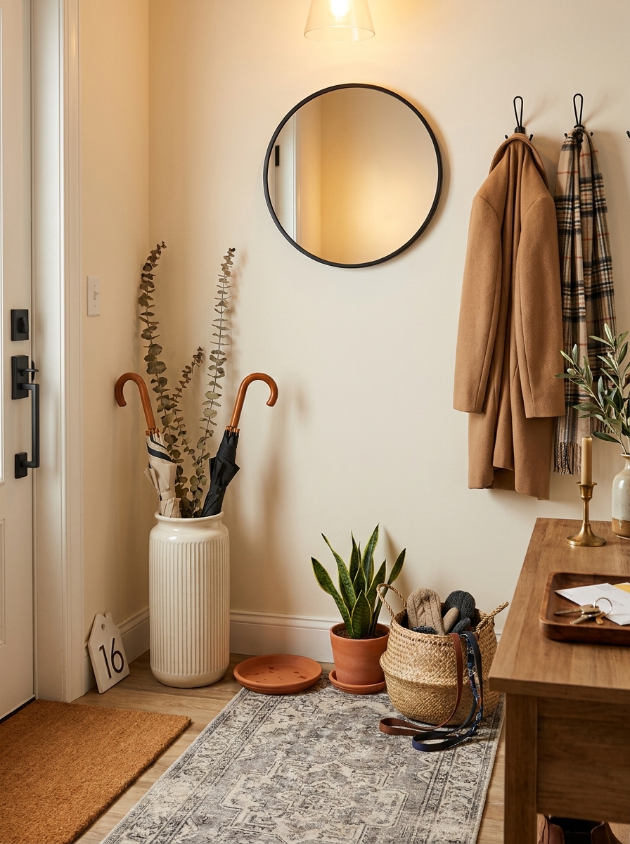 An Umbrella Stand That Doubles as Sculpture