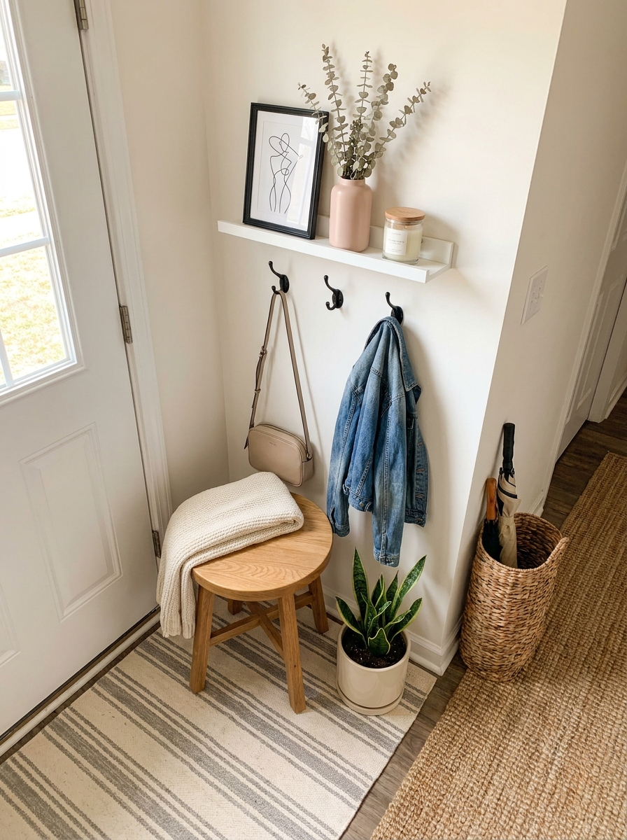 A Small Stool That's Both Perch and Display