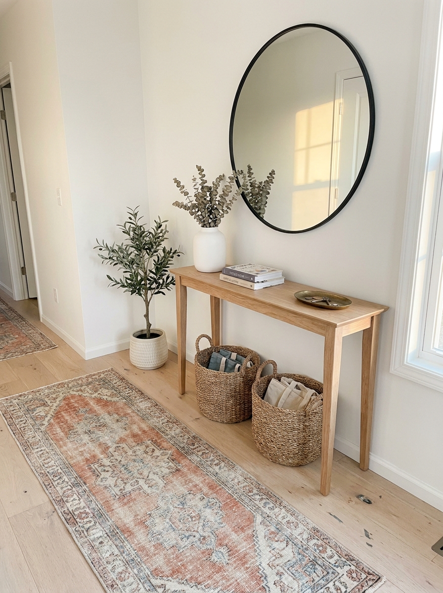 A Slim Console Table for Maximum Impact