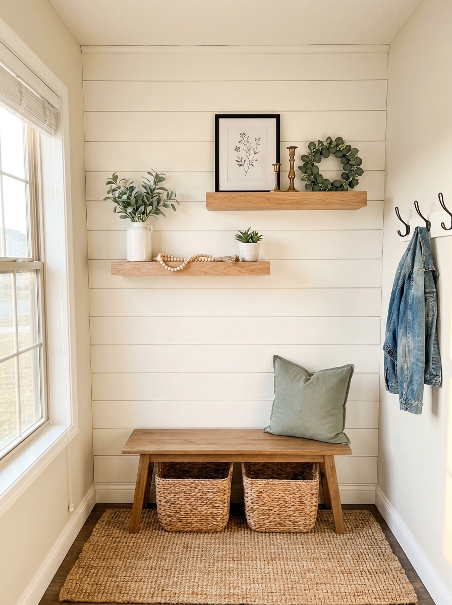 Floating Shelves for Pretty and Practical Storage