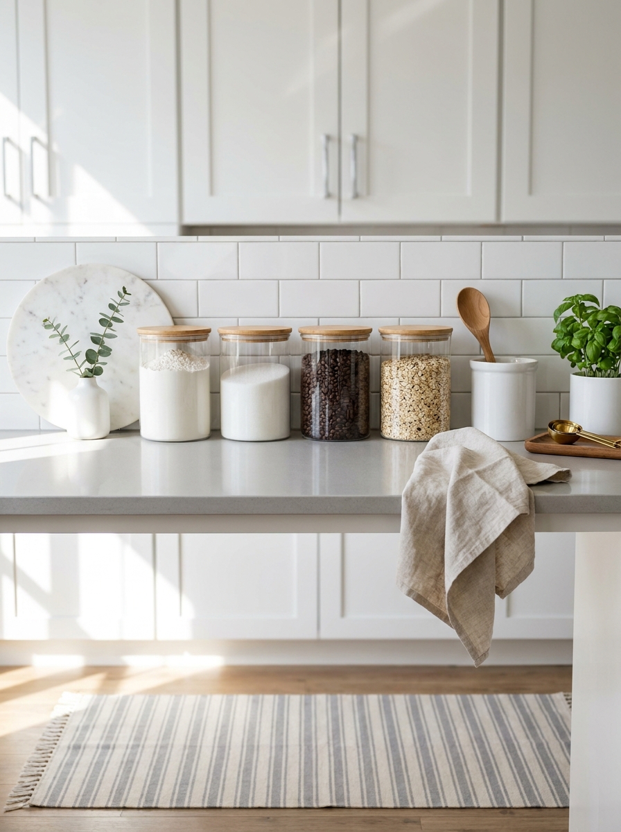 Matching Canister Set for Visual Calm and Easy Access