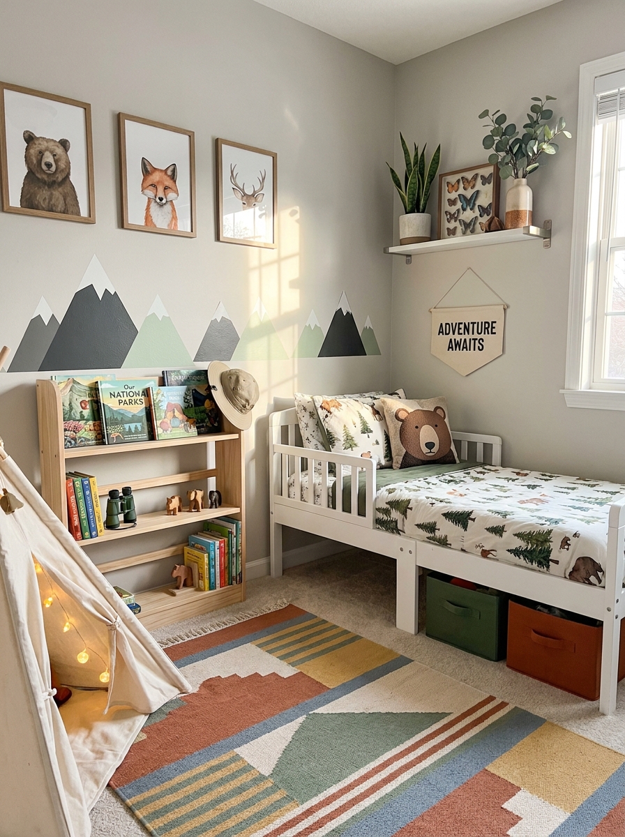 Themed Corner with Swappable Decor Elements