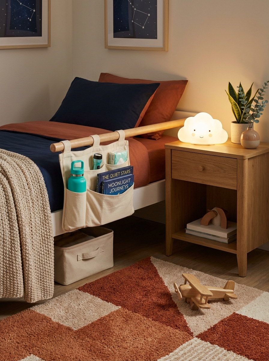 Bedside Caddy for Bedtime Essentials
