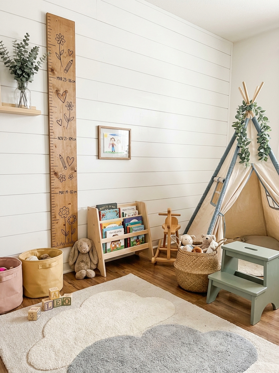 Growth Chart Ruler That Doubles as Wall Art