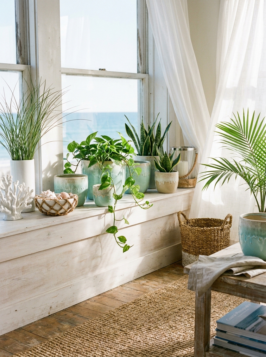 Ocean-Inspired Ceramic Planter Collections