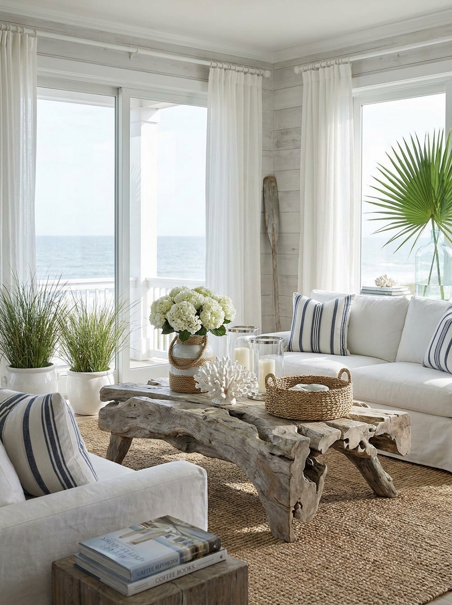 Weathered Driftwood Coffee Tables