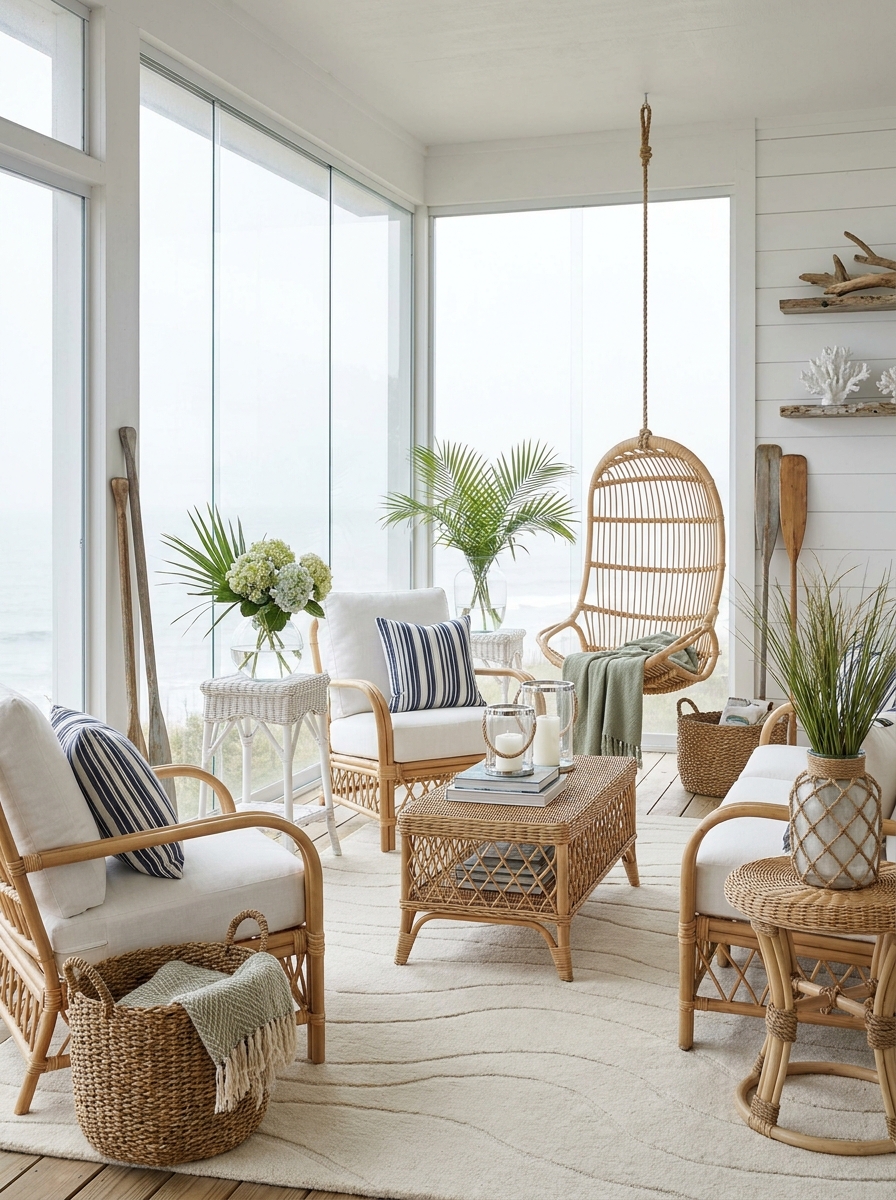 Wicker and Rattan Furniture Pieces