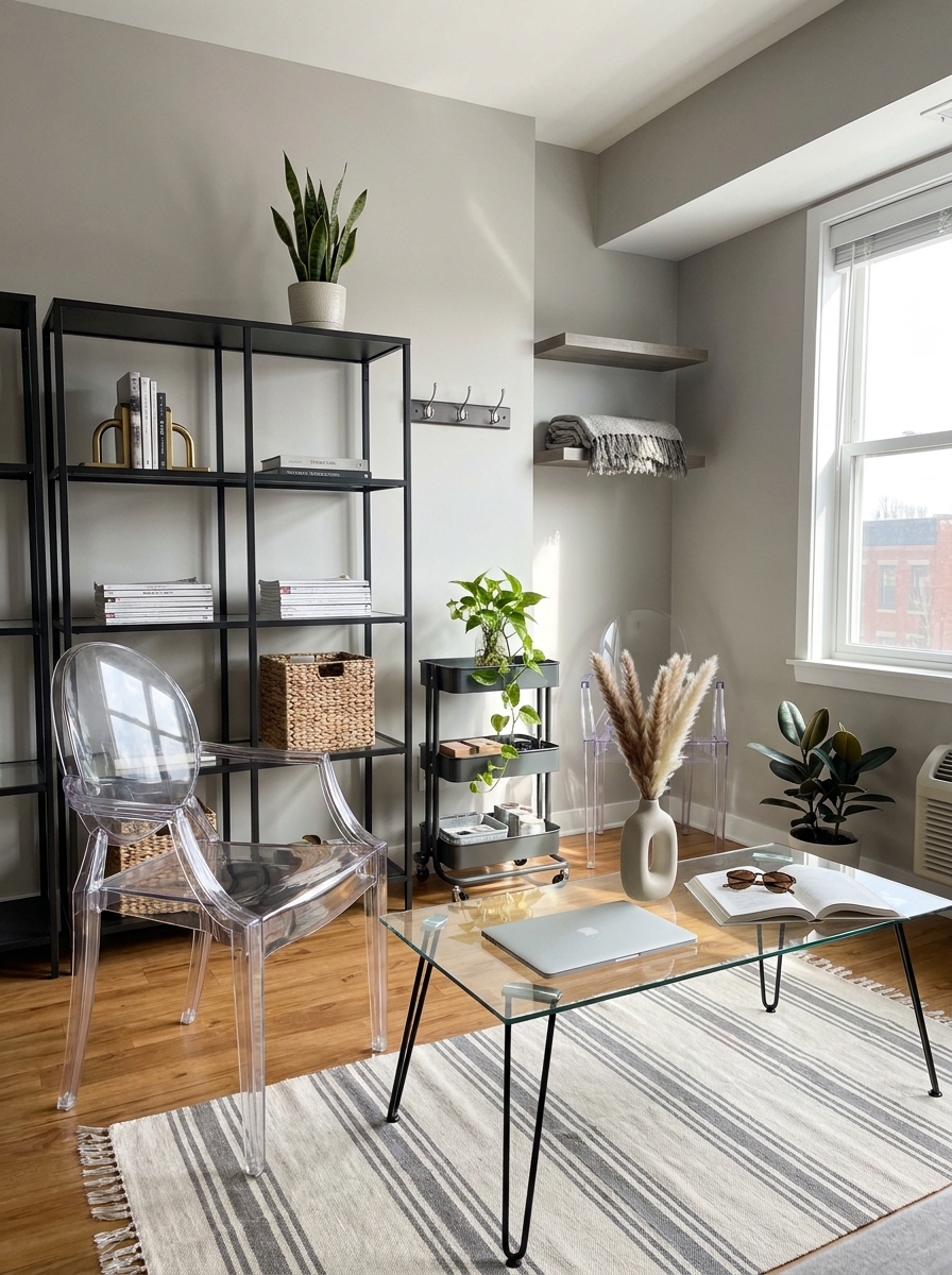 Transparent Furniture That Doesn't Take Up Visual Space