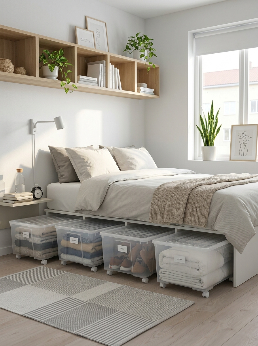 Under-Bed Storage That Turns Dead Space Into Closet 2.0