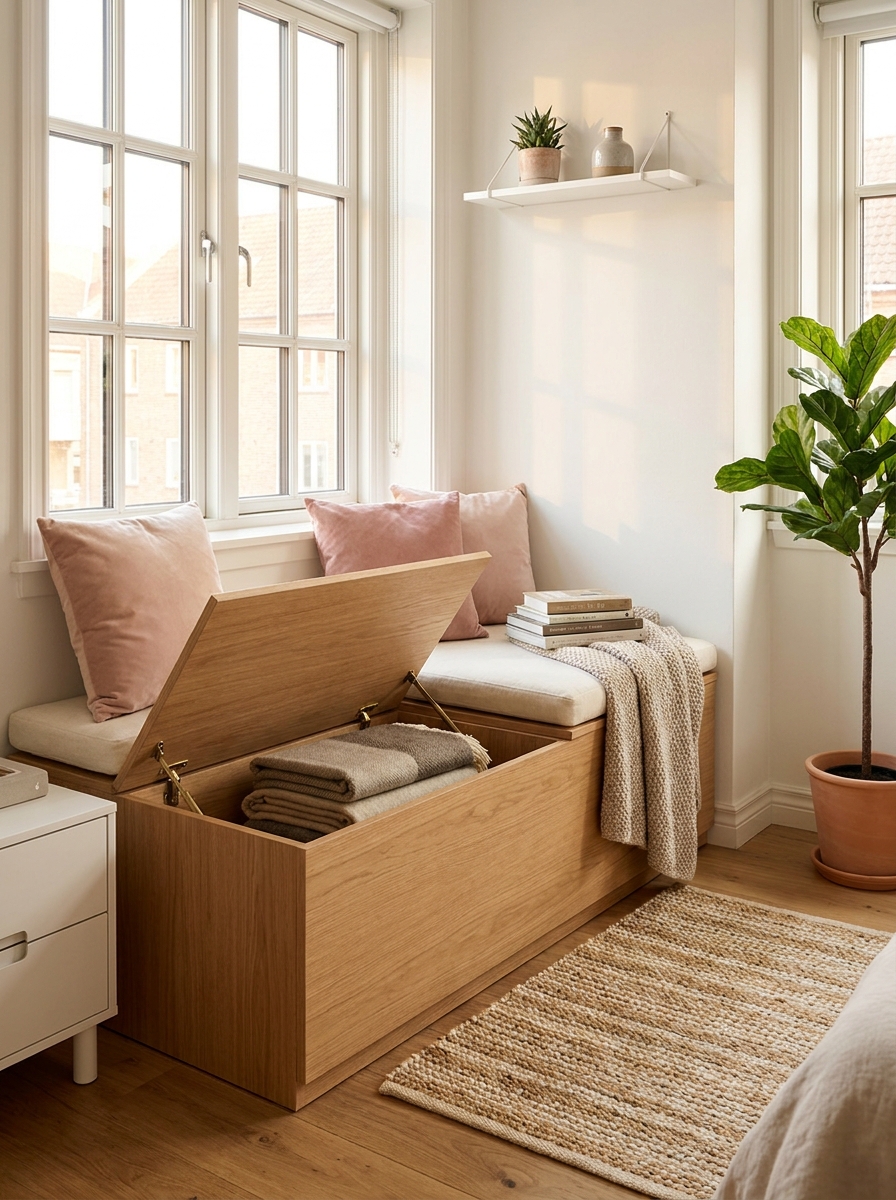 Window Seats With Secret Storage Underneath