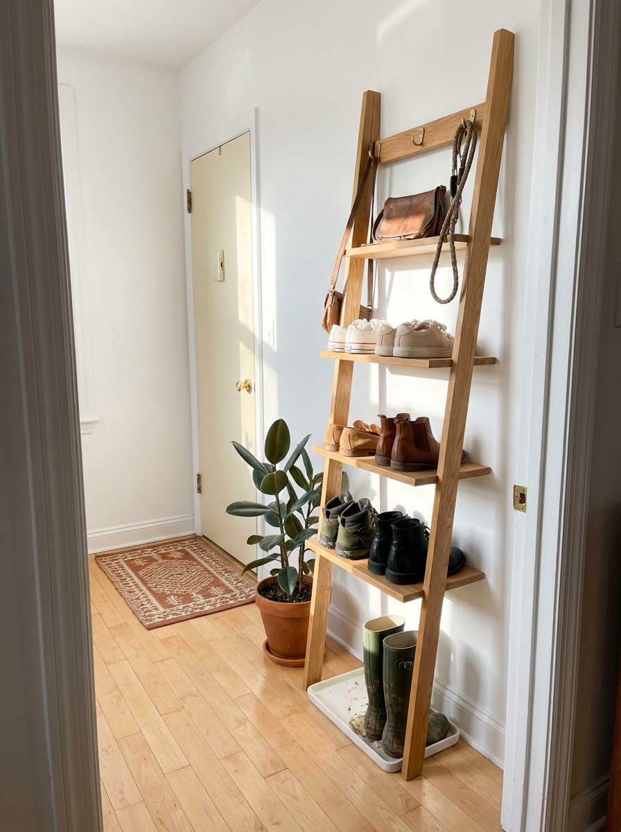 Vertical Shoe Rack That Doesn't Scream Dorm Room