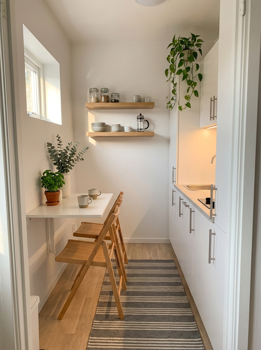 Fold-Down Table That Disappears