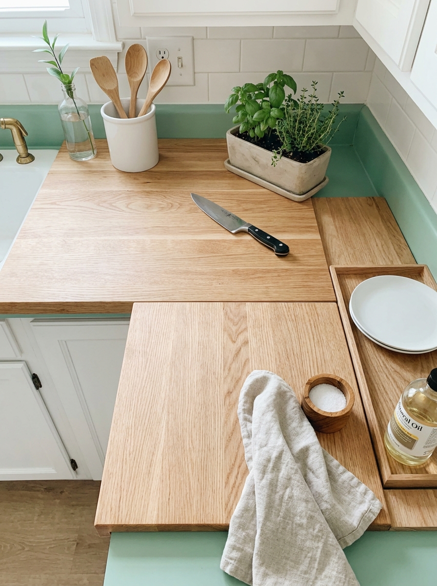 Butcher Block Covers That Sit On Top of Existing Counters
