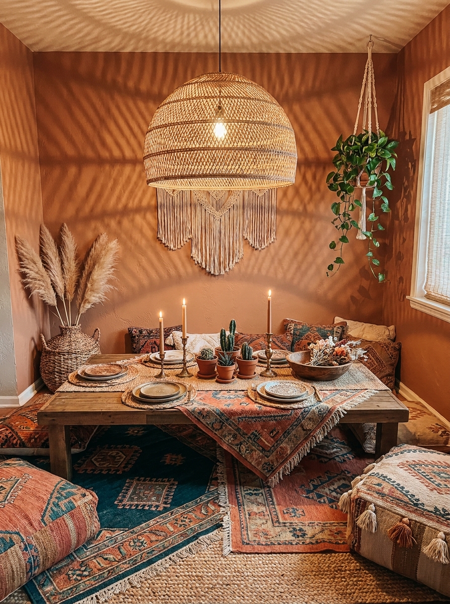 Natural Fiber Lighting That Casts Dreamy Shadows