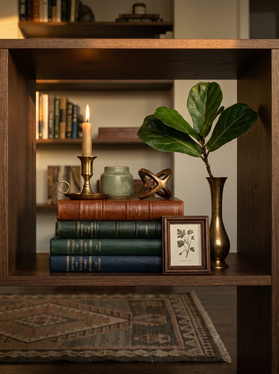 Style One Shelf as a Mini Vignette