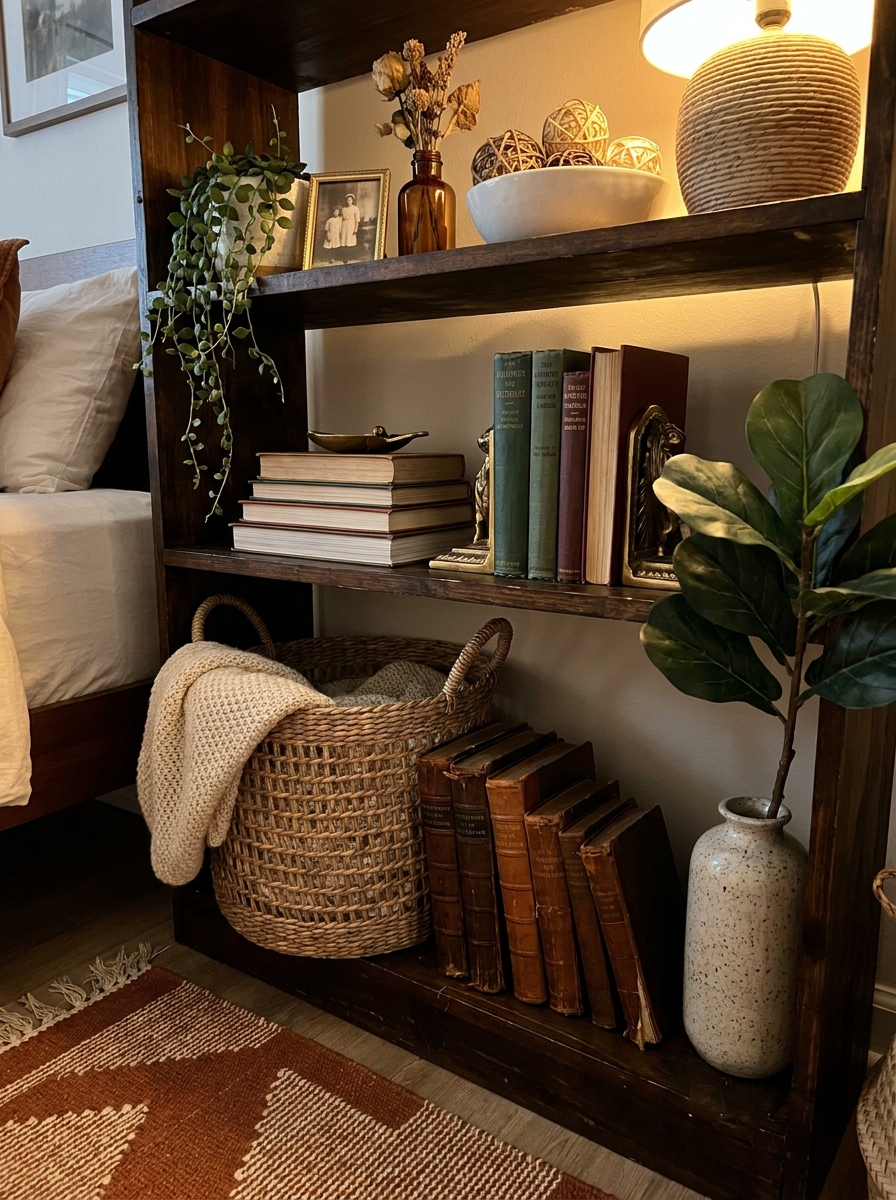 Style Lower Shelves for Both Beauty and Function