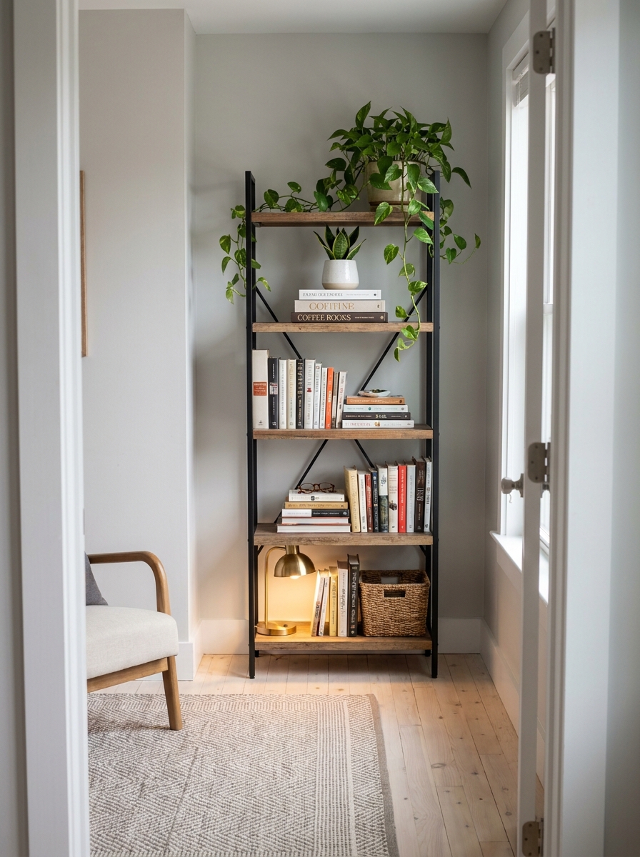 Mix Vertical and Horizontal Book Stacking