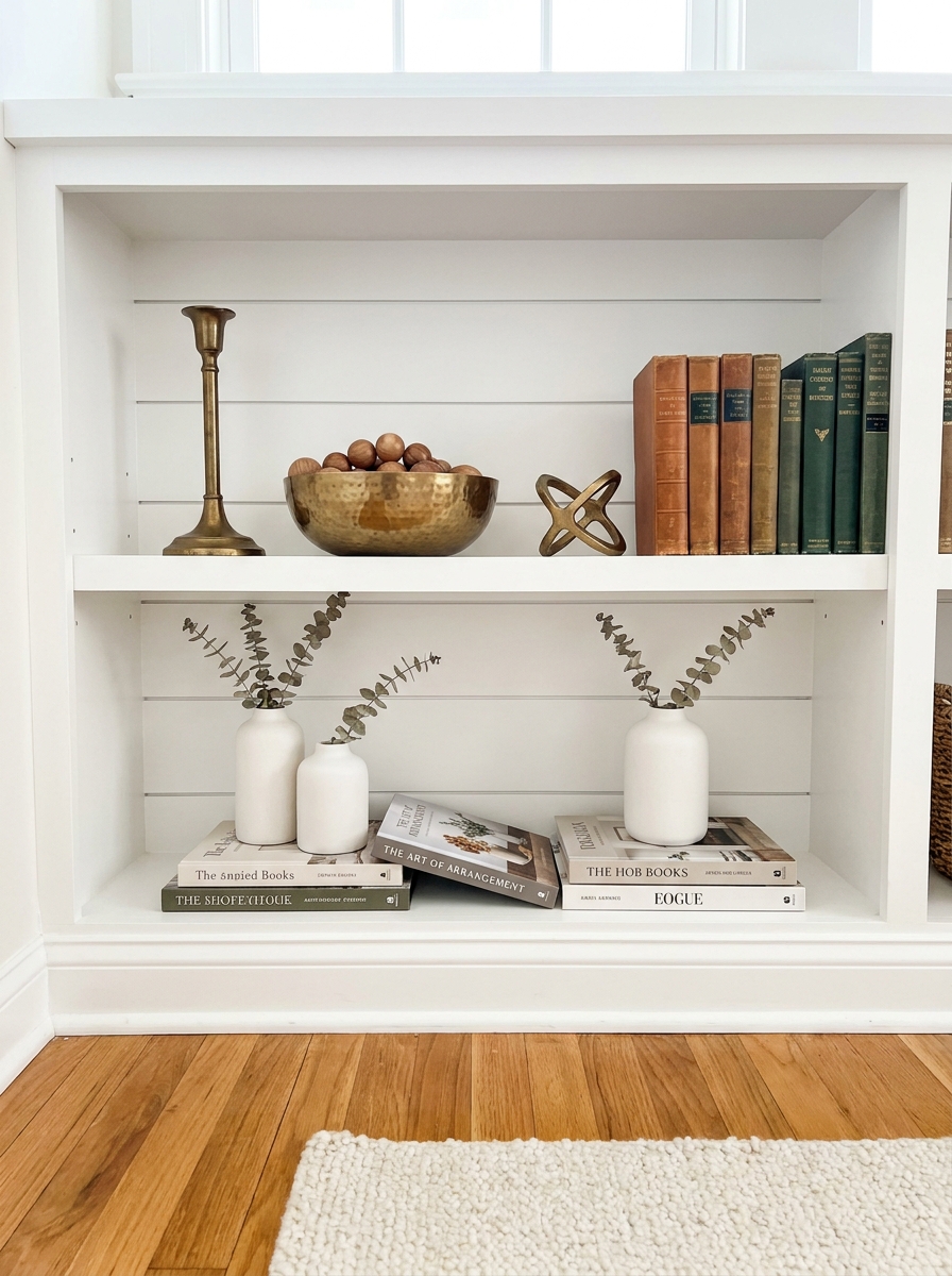 The Rule of Threes for Decorative Objects