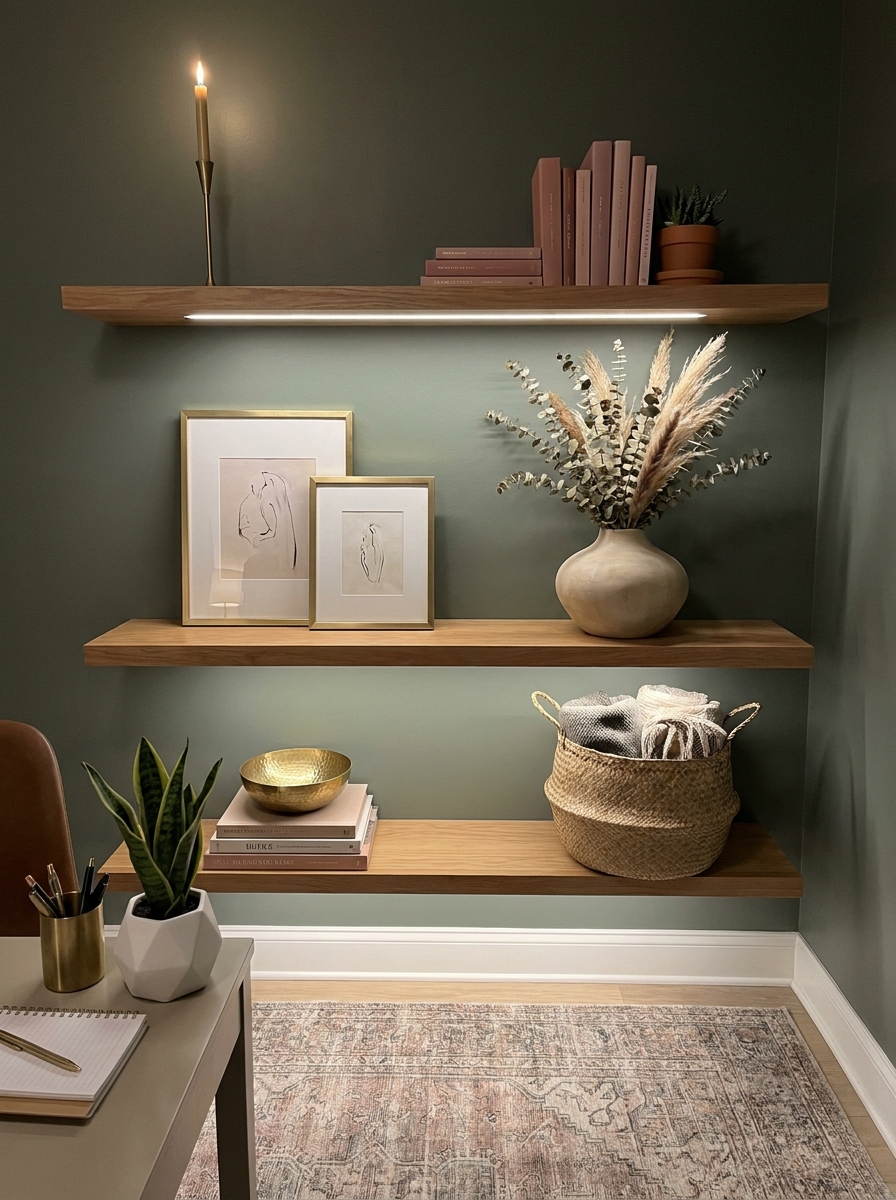 Balance Each Shelf But Keep It Asymmetrical
