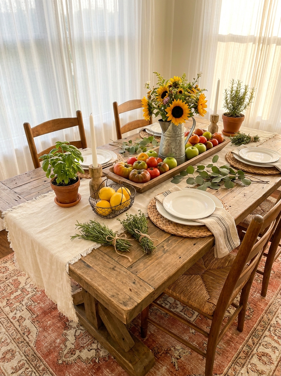 The Farmhouse Market Table