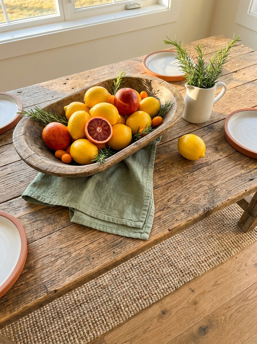 Seasonal Produce as Decor
