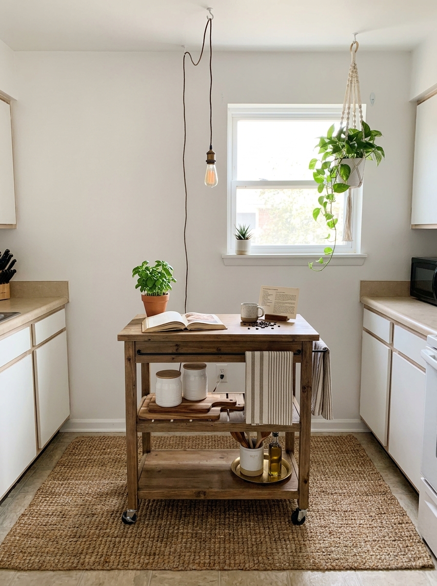 Temporary Kitchen Cart Islands