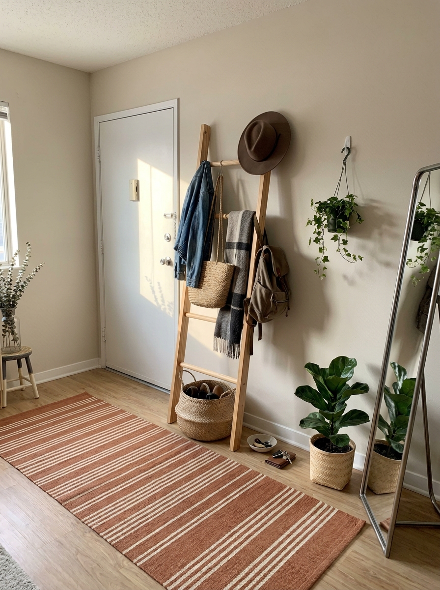 Temporary Entryway Coat Rack Systems