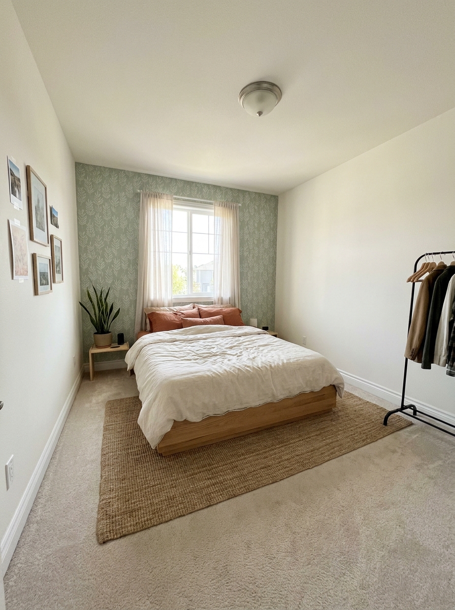 Peel-and-Stick Wallpaper Accent Walls
