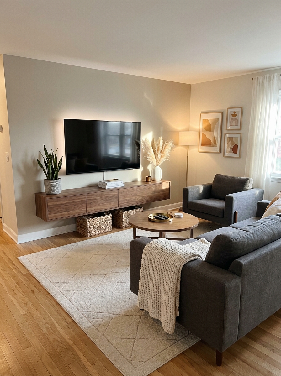 Float Your Console for an Airy Modern Look