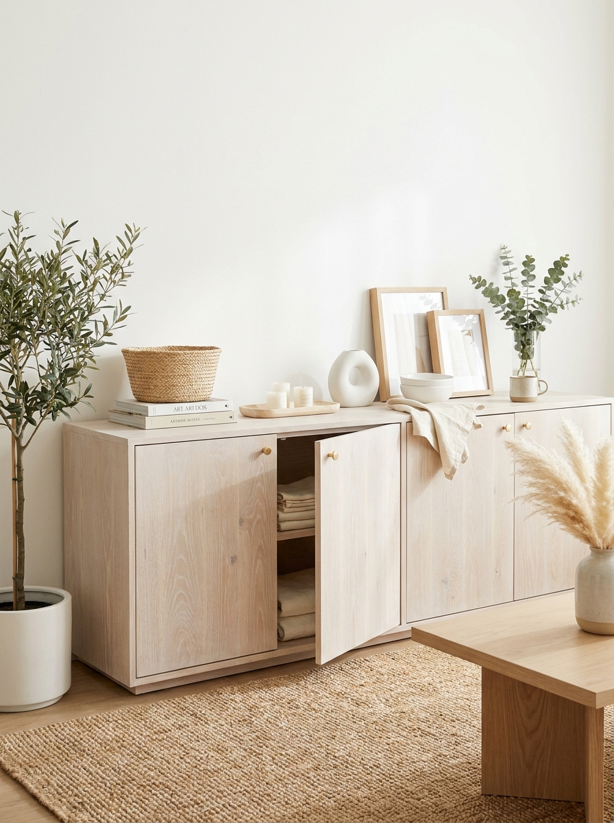 Storage Cabinets That Hide Clutter Without Looking Boring