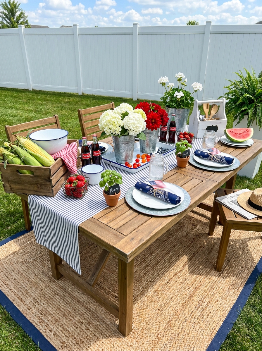 Classic Americana Picnic Style