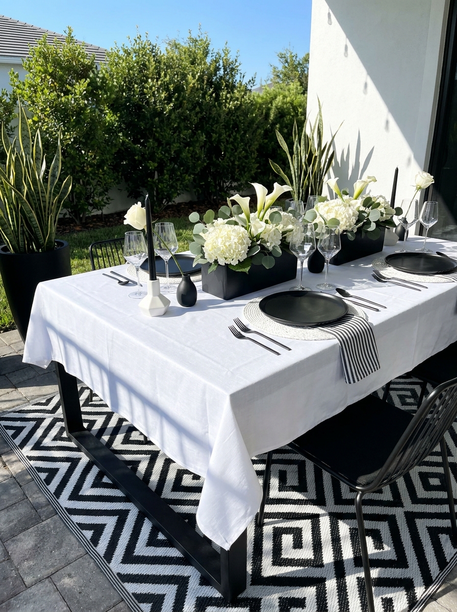 Modern Minimalist Black and White