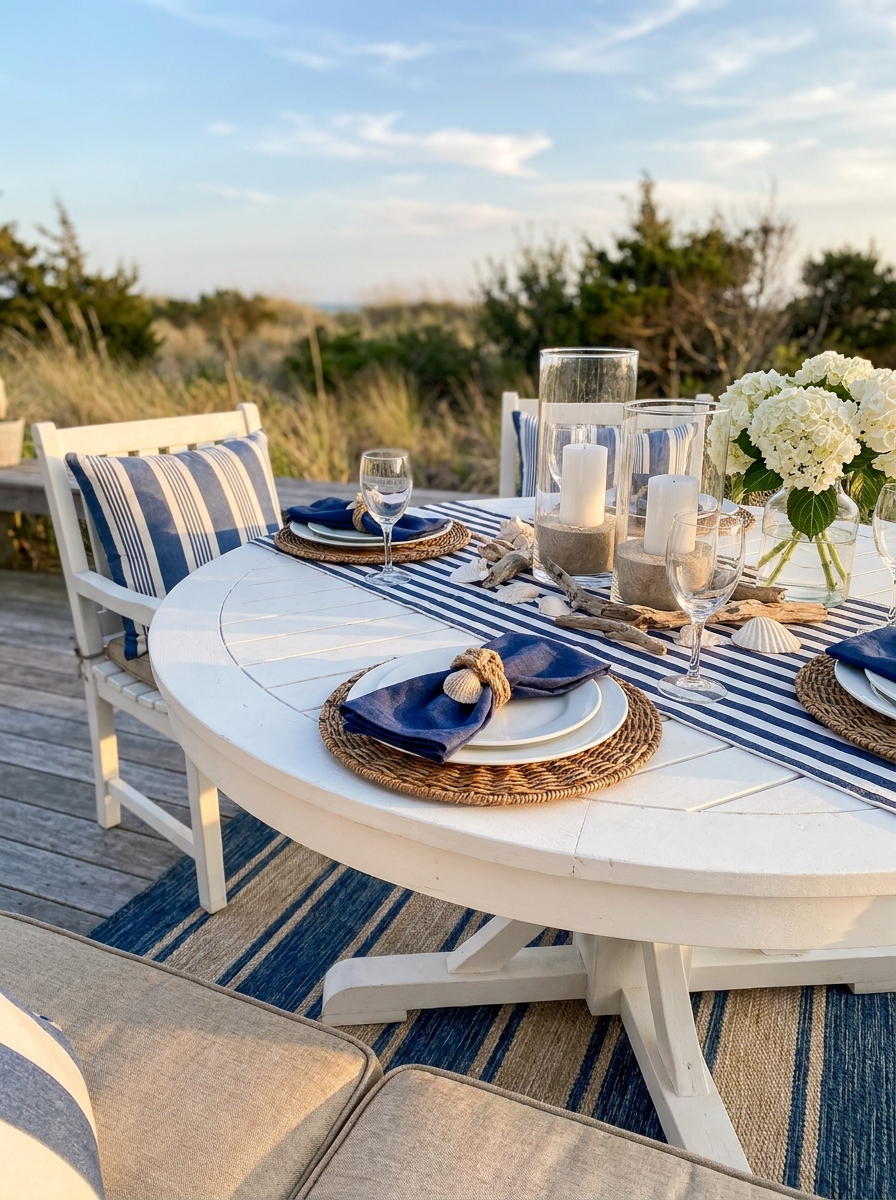 Coastal Blues with Nautical Touches