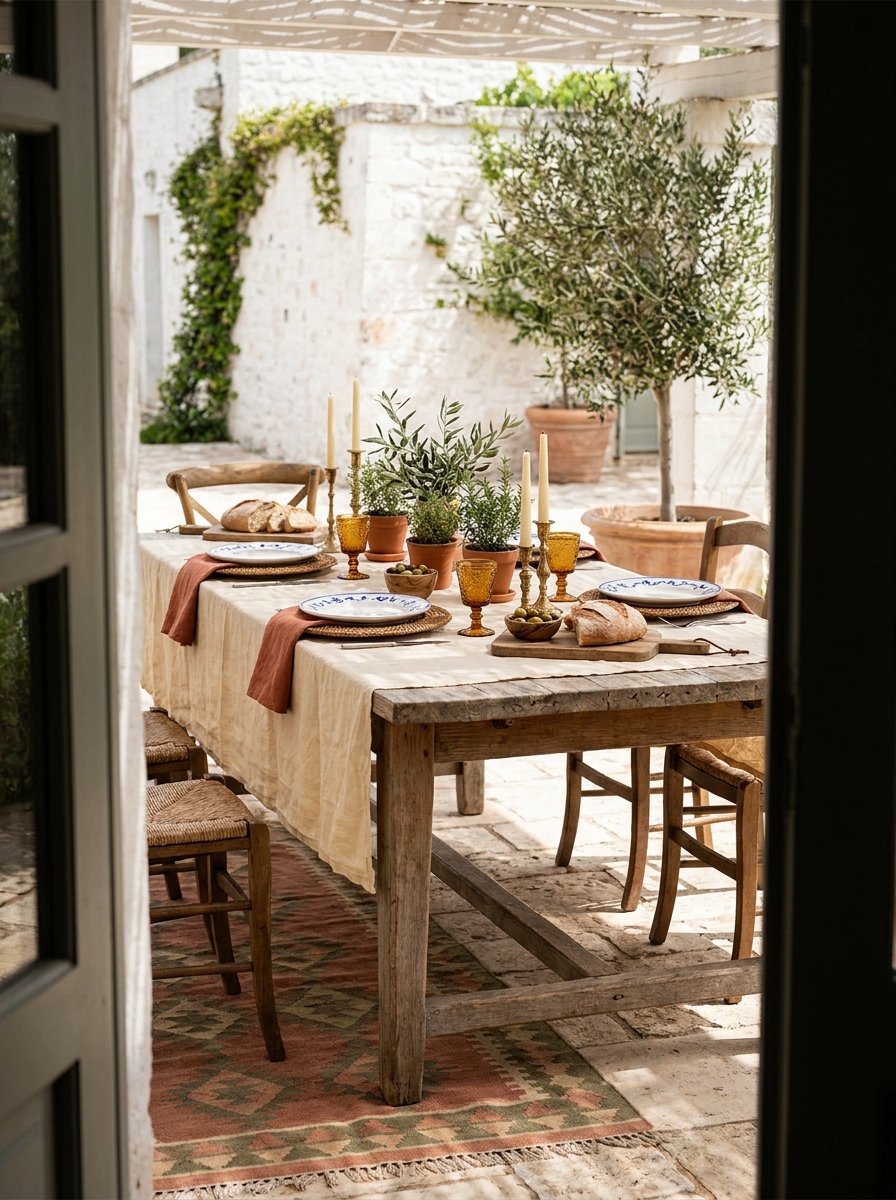 Mediterranean Terracotta and Olive
