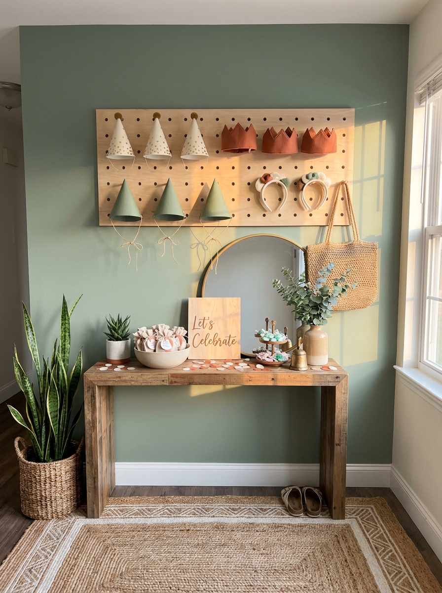 Themed Party Hat Display Station