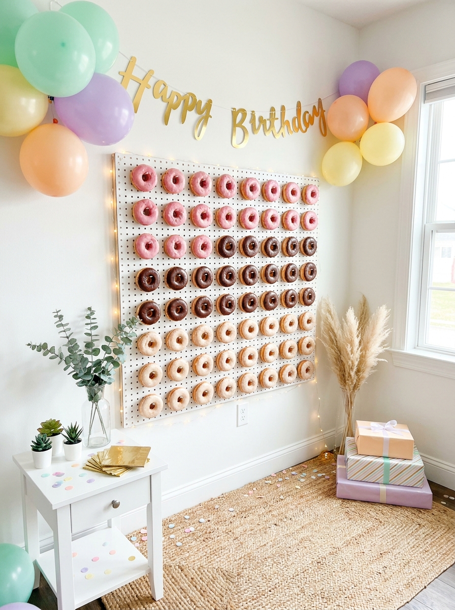 Donut Wall Display Station