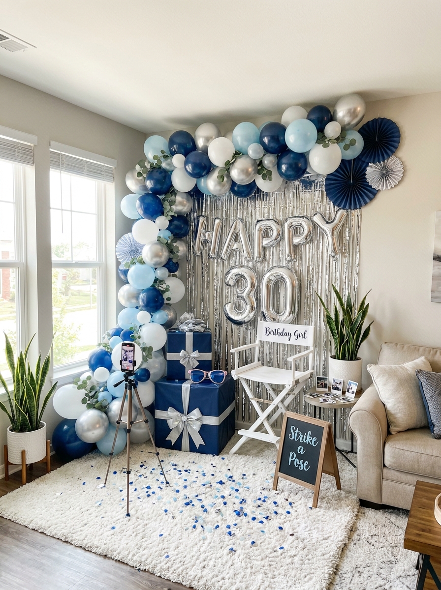 Personalized Photo Backdrop Wall
