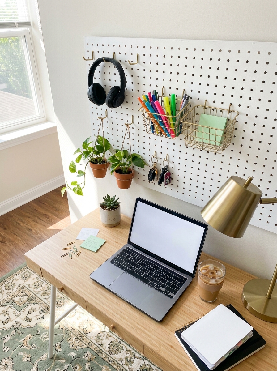 Pegboard Wall Organizer