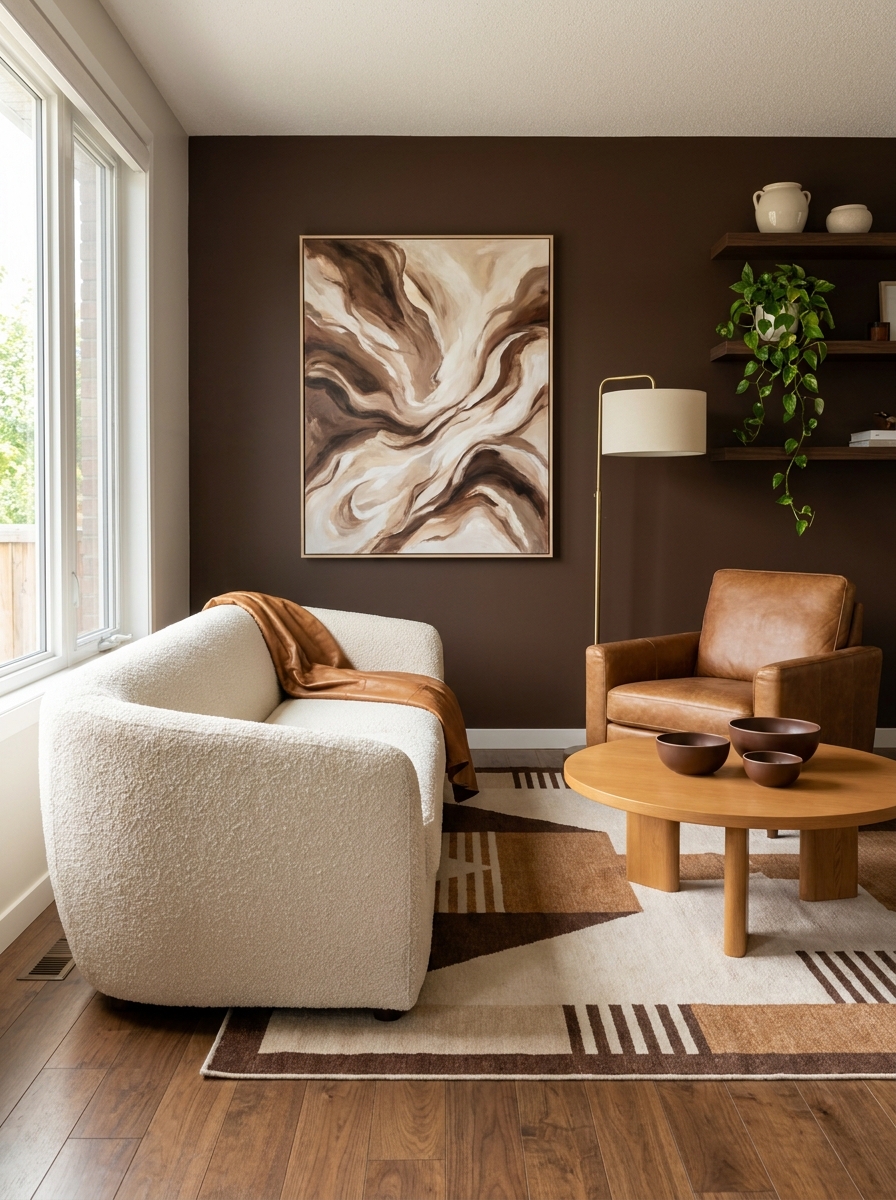 Chocolate Brown Revival: Rich Cacao with Caramel and Cream