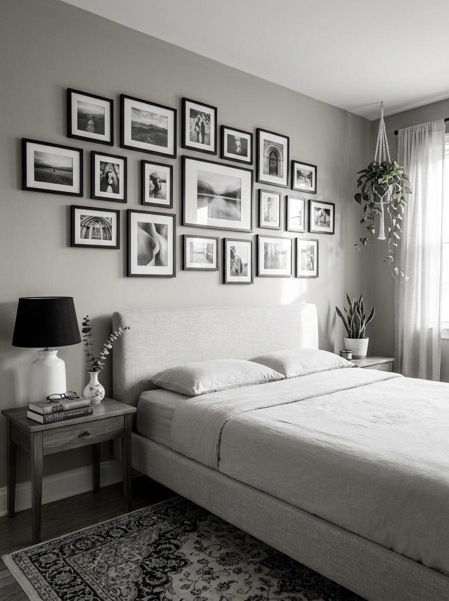 Black and White Photography Gallery Wall
