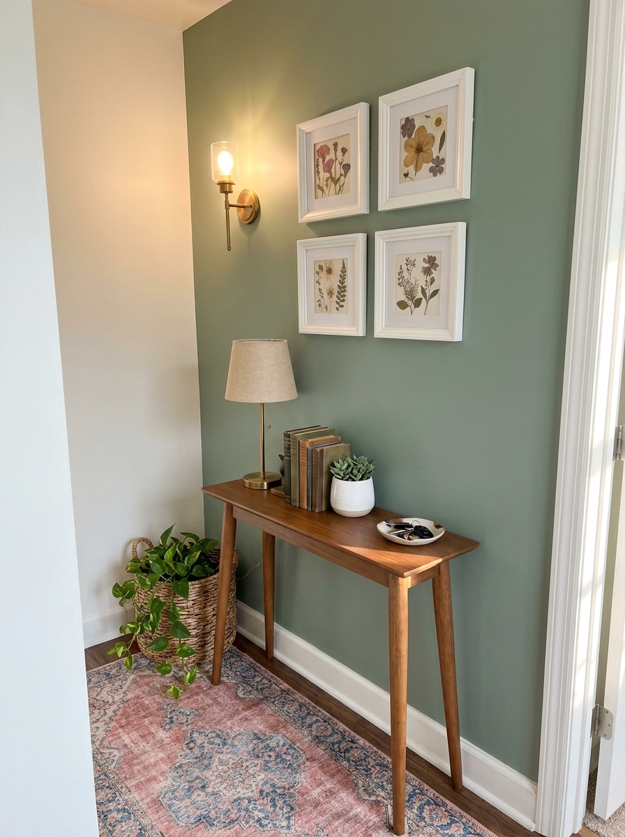 Tiny Gallery Wall in Unexpected Spaces