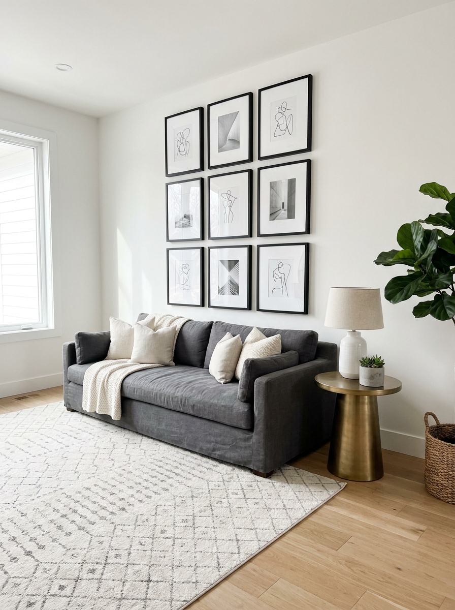 The Classic Grid Gallery Wall