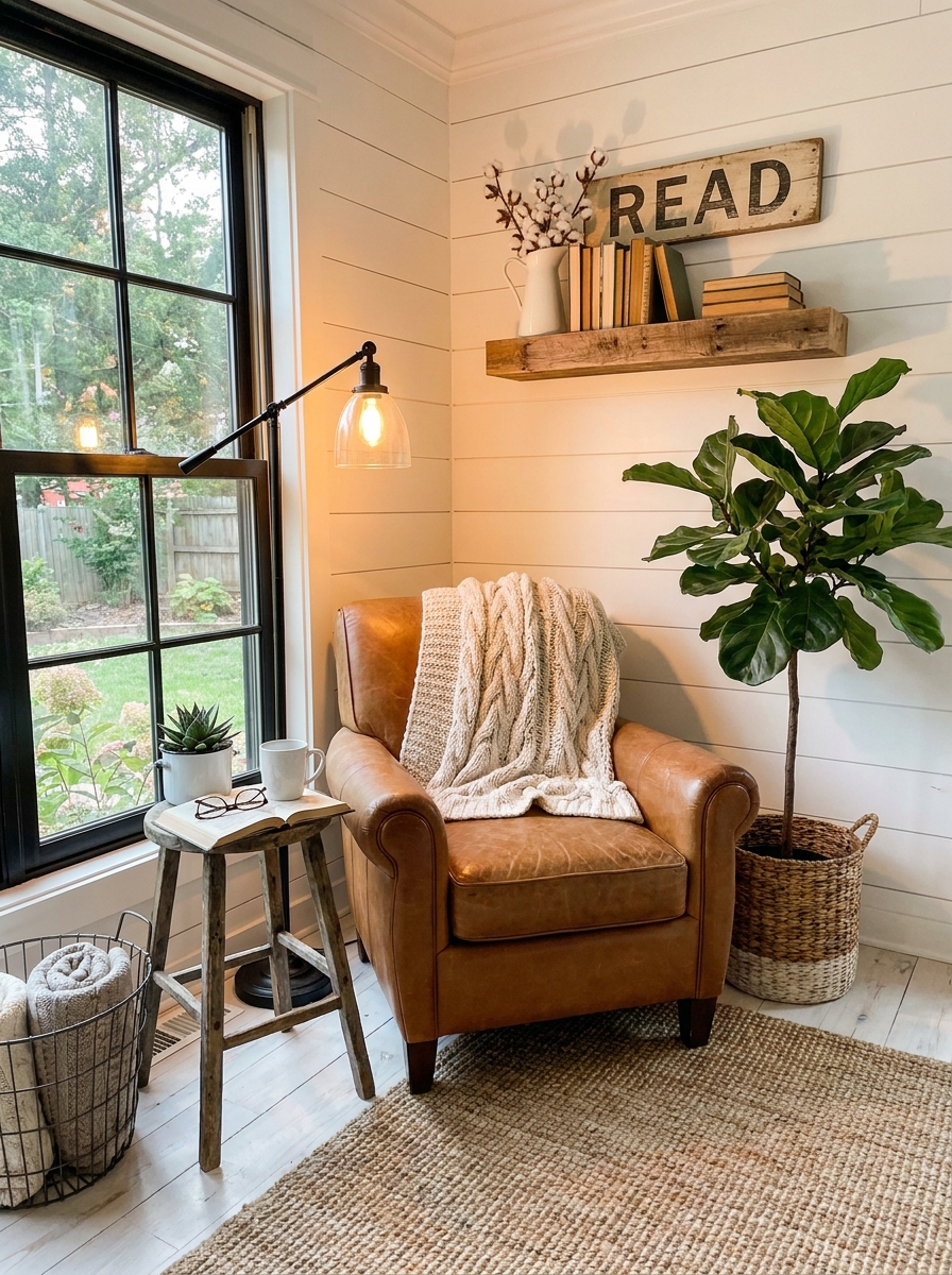 Cozy Reading Nooks That Don't Waste Corner Space