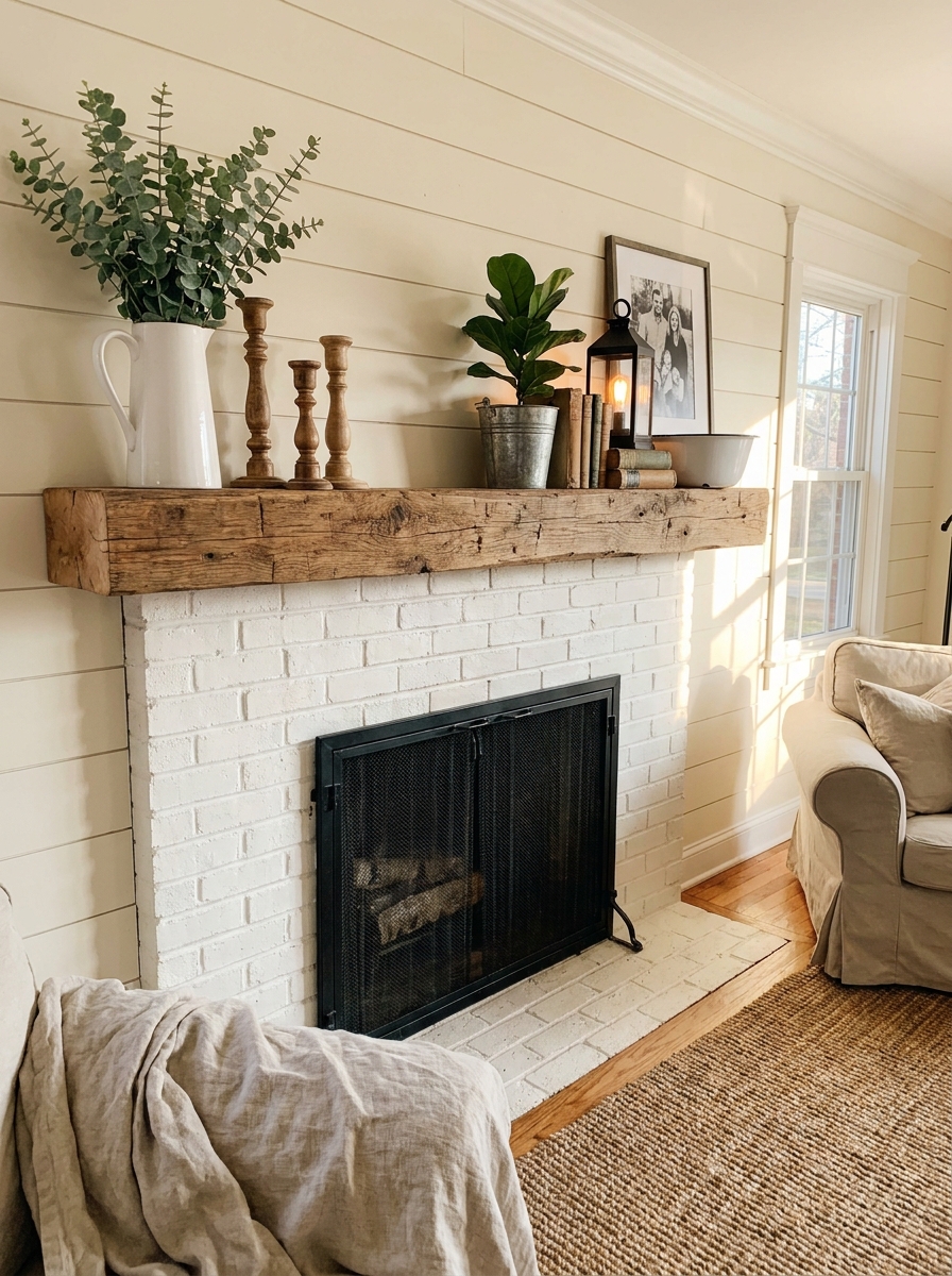 Farmhouse Mantels That Tell a Story, Not a Pinterest Board
