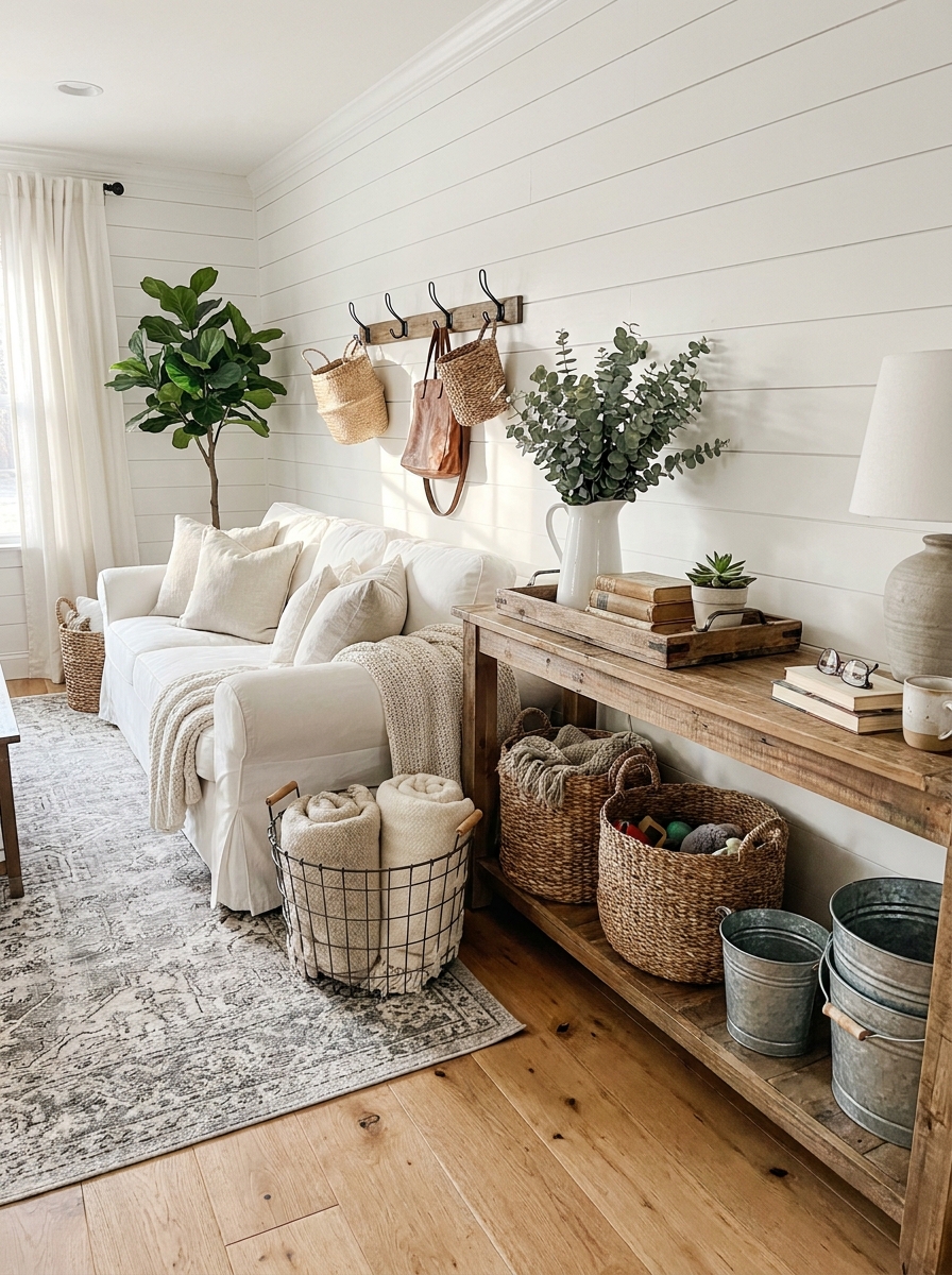 Woven Baskets That Solve Storage While Adding Texture