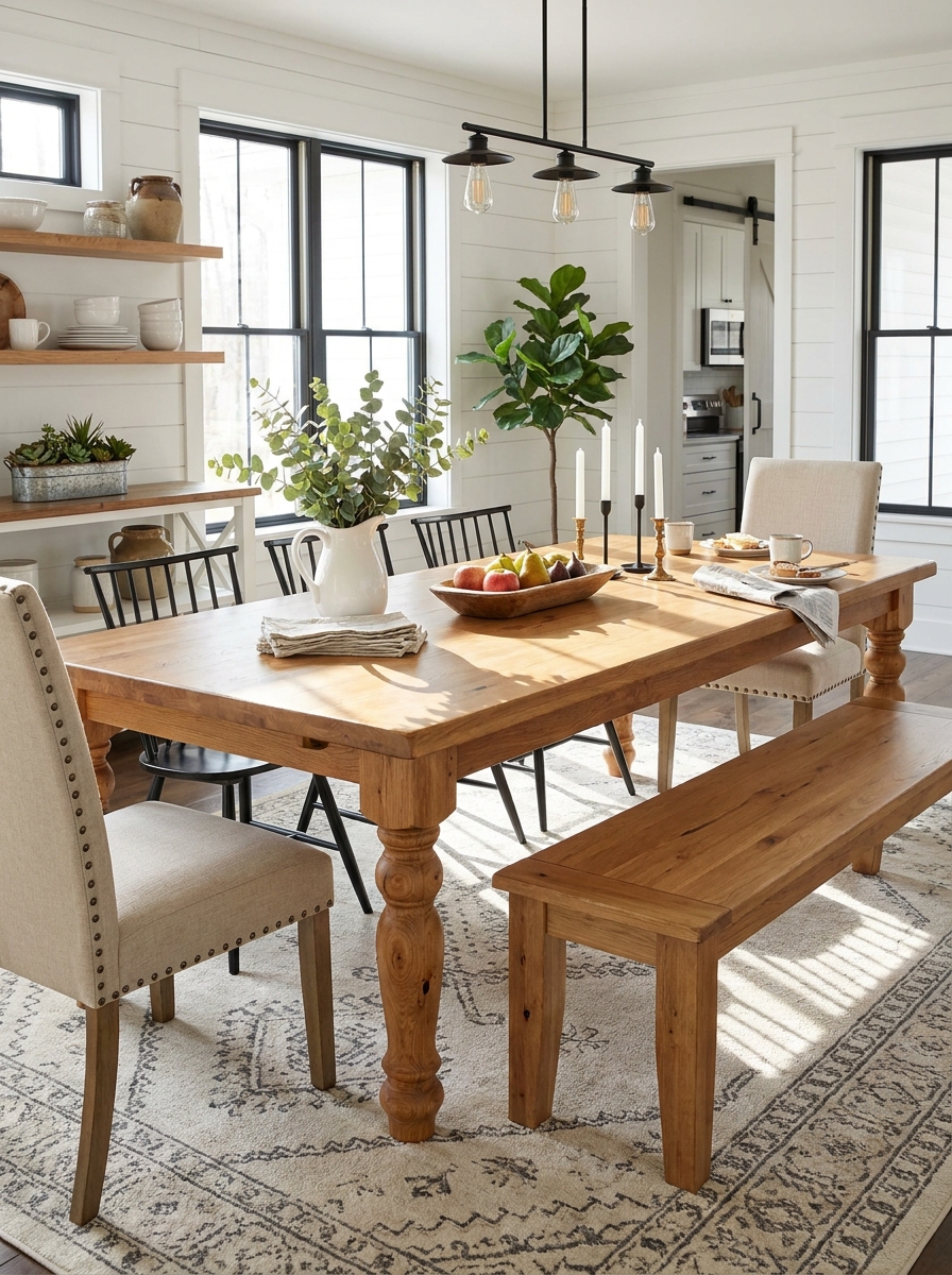The Statement Dining Table That Grounds Your Entire Space