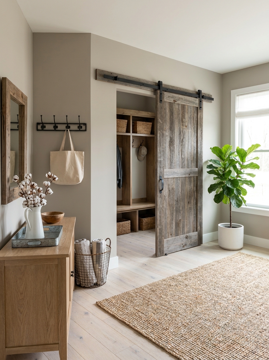 Sliding Barn Doors as Functional Art