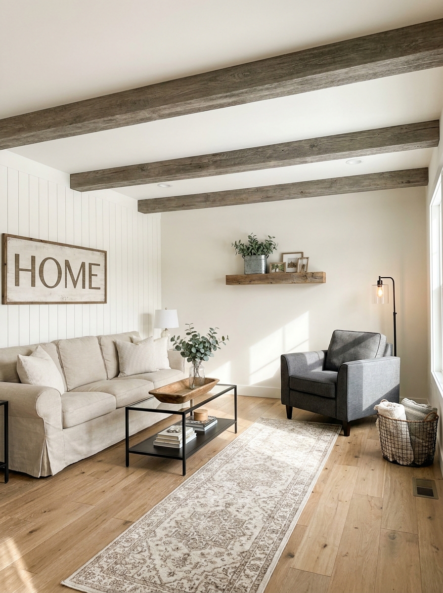 Chunky Wood Beams That Add Instant Character