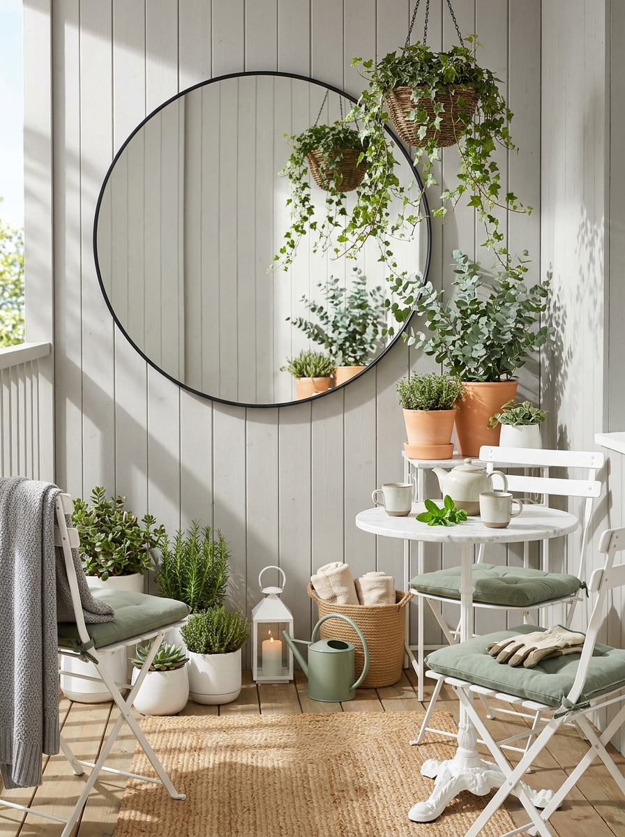Add a Mirror to Visually Double Your Space